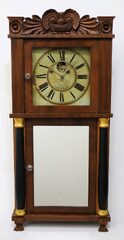 Asa Munger & Co. shelf clock, 1833-1834.