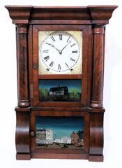 E.O. Goodwin miniature empire shelf clock, 1851-1855.