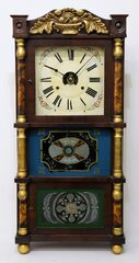 Birge, Peck & Co. “Extra Eight Day Brass Clock”, 1849-1859.