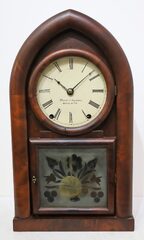 Brewster & Ingrahams round gothic with cast iron backplate, 1843-1846.