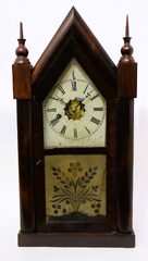New Haven Clock Co. 8-day steeple timepiece, ca. 1856.