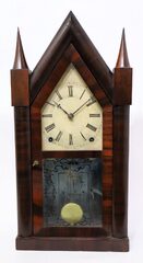 Ansonia Clock Co. 8-day steeple, 1850-1854.