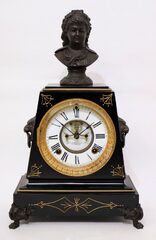Ansonia Clock Co. “Euclid with Figure No. 1042” ca. 1886.