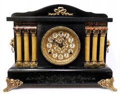 Sessions Clock Co. “No. 288” enameled wood mantel clock, ca. 1923.