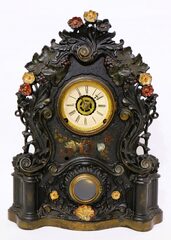 American Clock Co. “Arbor” iron-front, 1850-1864.