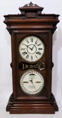 Ithaca Calendar Clock Co. “Large Walnut Index”, 1882.