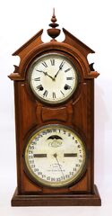 Ithaca Calendar Clock Co. “Single Finial Library No. 8”, 1868-1883.