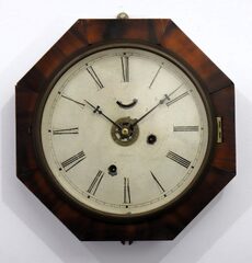 Chauncey Jerome “Wood Lever” 8-inch with alarm,ca. 1886.