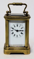 French? Miniature carriage clock, ca. 1900.