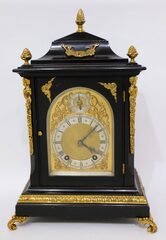 Winterhalder & Hofmeier striking bracket clock, ca. 1900.