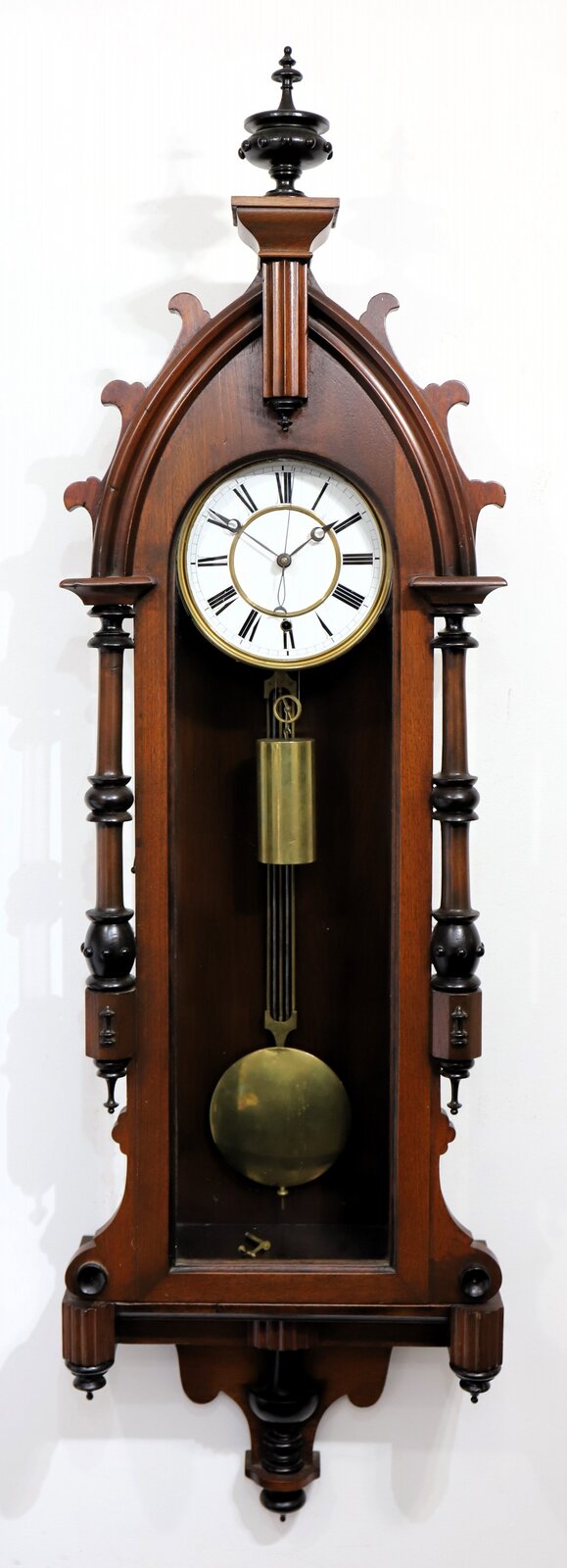 George A. Jones & Co. regulator, ca. 1870. — Antique Clocks Price Guide
