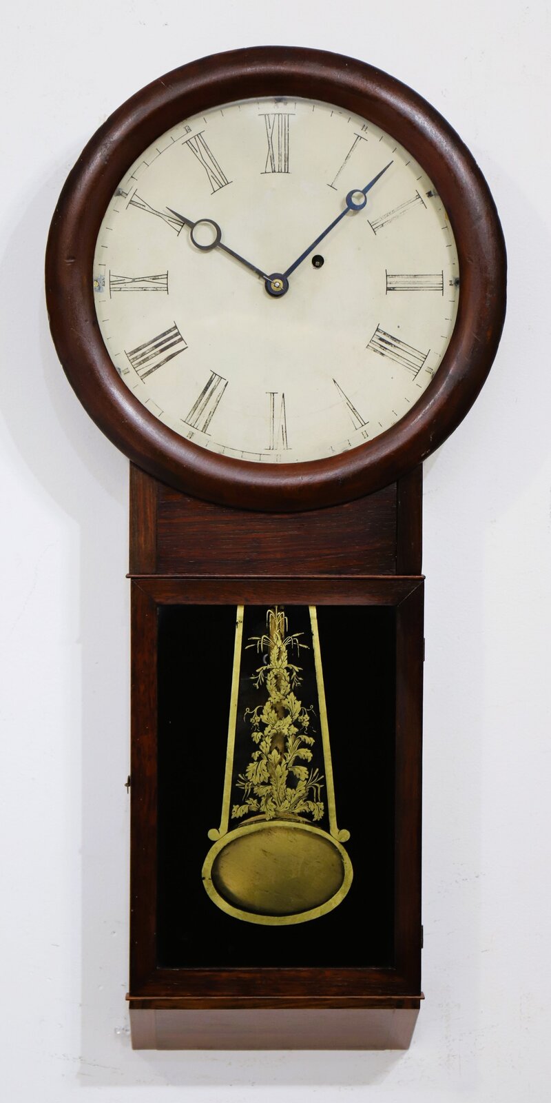 S.B. Terry wall regulator, ca. 1850. — Antique Clocks Price Guide