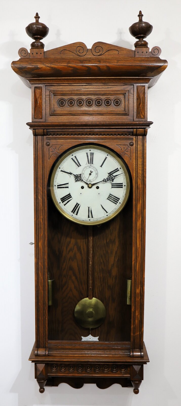 Waterbury Clock Co. “Regulator No. 54”, ca. 1915. — Antique Clocks Price Guide