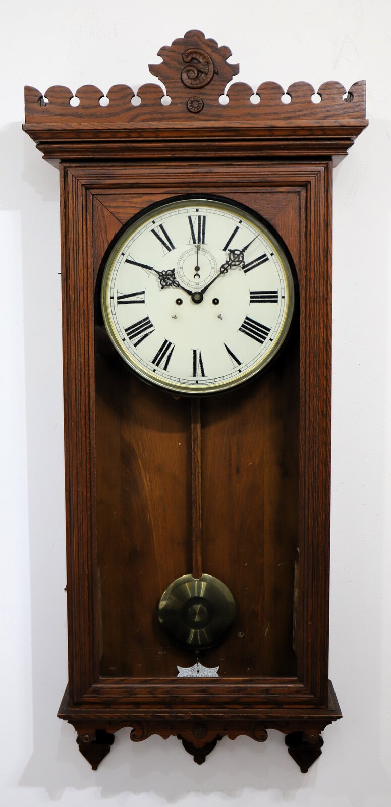 Waterbury Clock Co. “Regulator No. 18”, ca. 1906. — Antique Clocks Price Guide