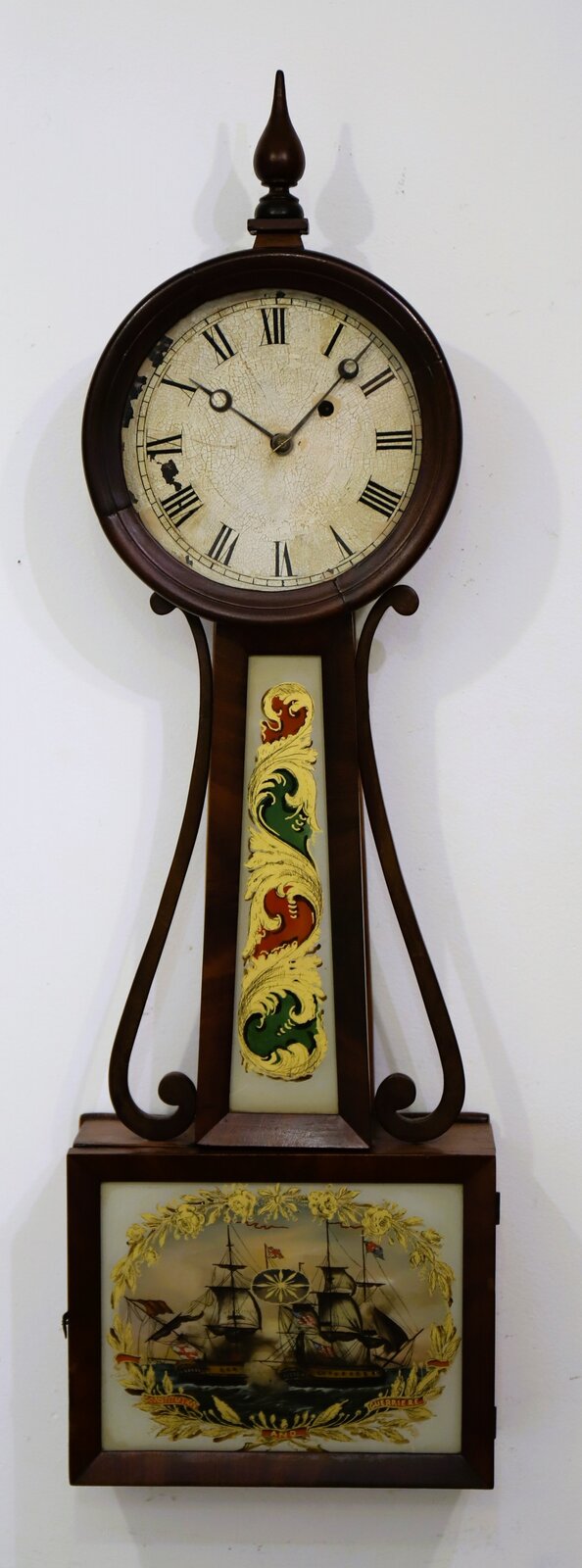 Unknown early banjo, ca. 1840? — Antique Clocks Price Guide