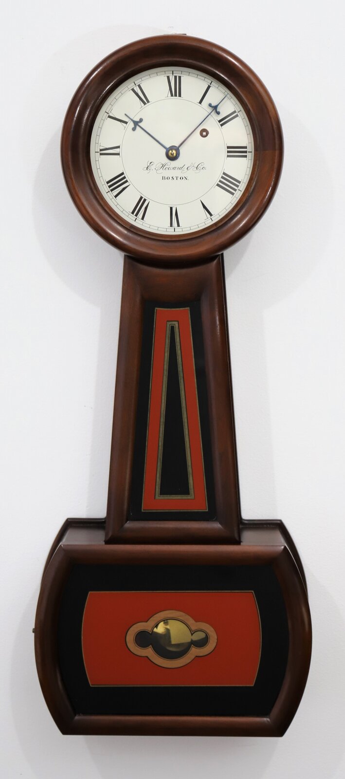 E. Howard & Co. “No. 5 Regulator” banjo REISSUE, 1977. — Antique Clocks Price Guide