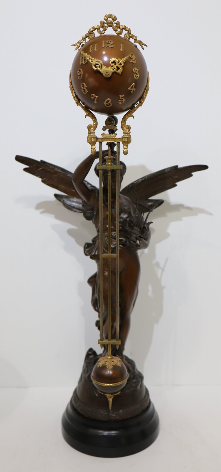 Ansonia Clock Co. “Gloria Ball Swing”, ca. 1901. — Antique Clocks Price Guide