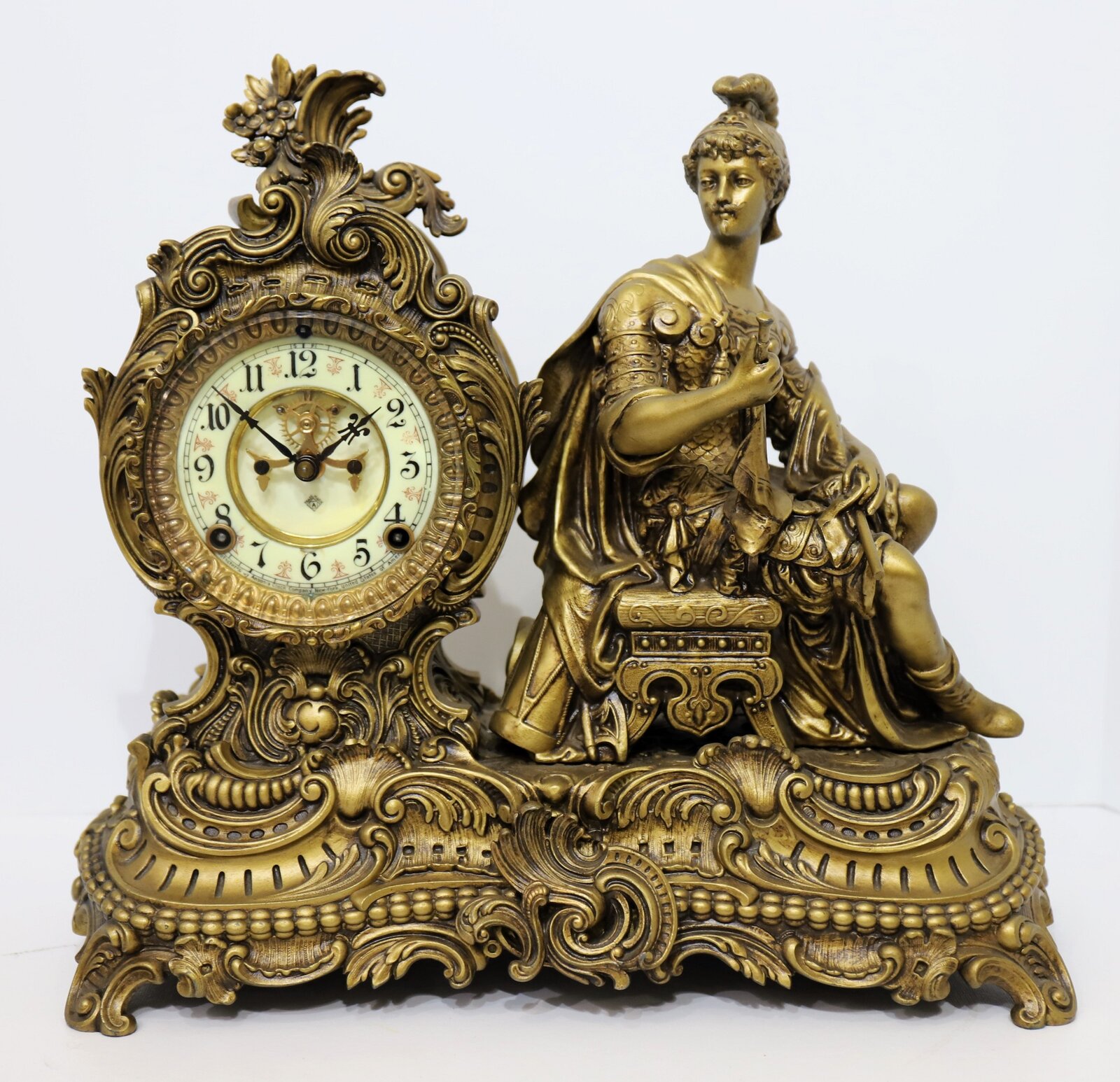 Ansonia Clock Co. “Knight”, ca. 1904. — Antique Clocks Price Guide