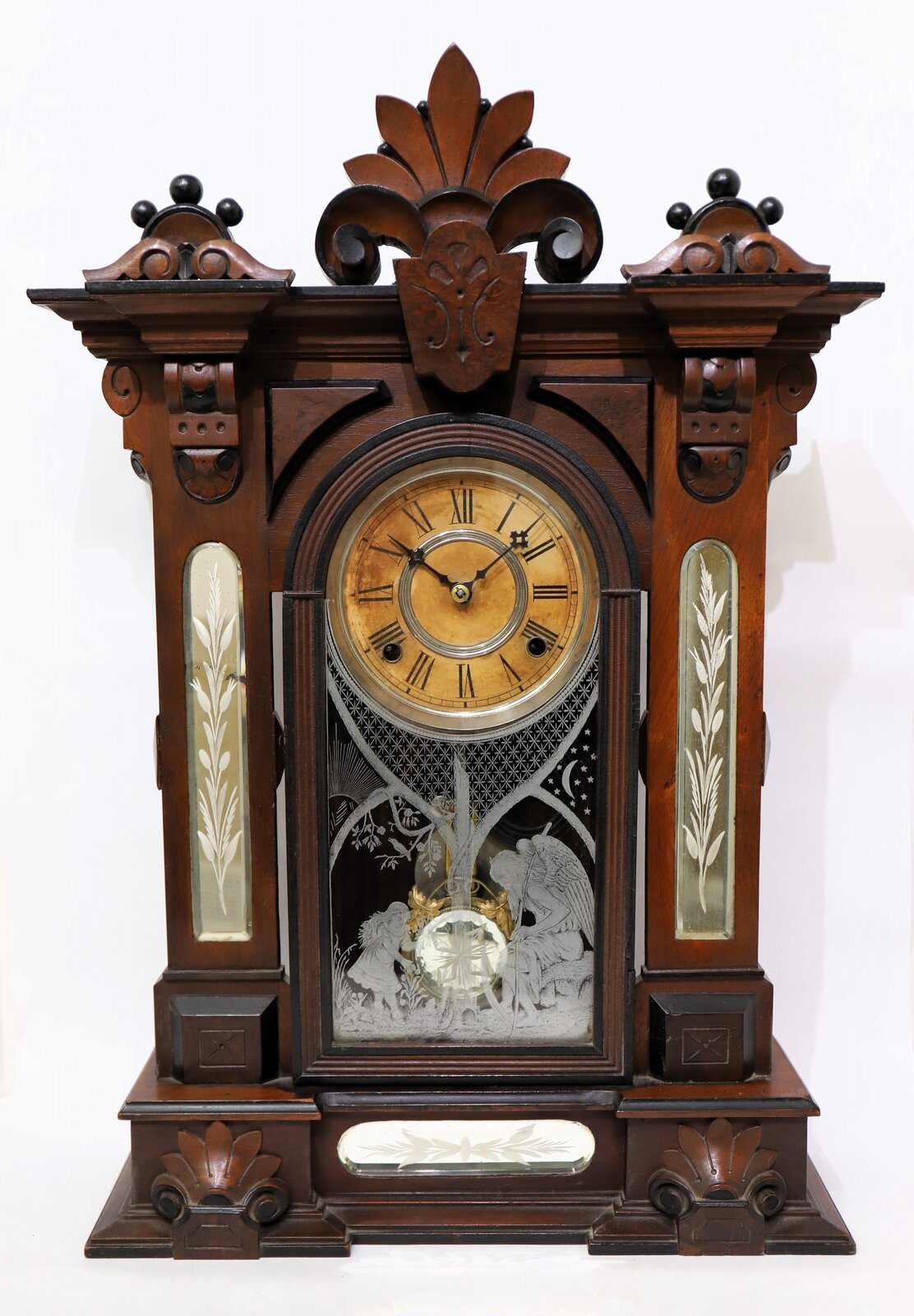 Wm. L Gilbert Clock Co. “Amphion”, ca. 1885. — Antique Clocks Price Guide