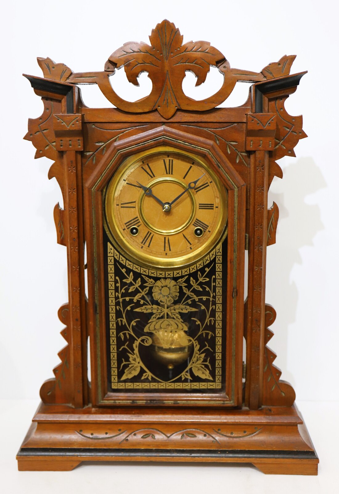E Ingraham Co. “Paladin”, ca. 1884. — Antique Clocks Price Guide