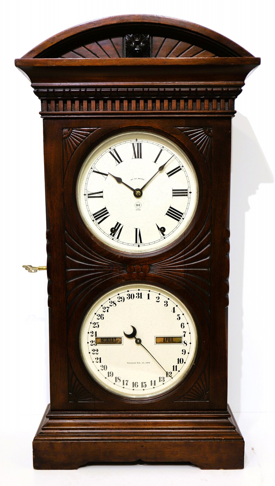Seth Thomas Clock Co. “Parlor Calendar No. 7”, 1883-1884. — Antique Clocks Price Guide