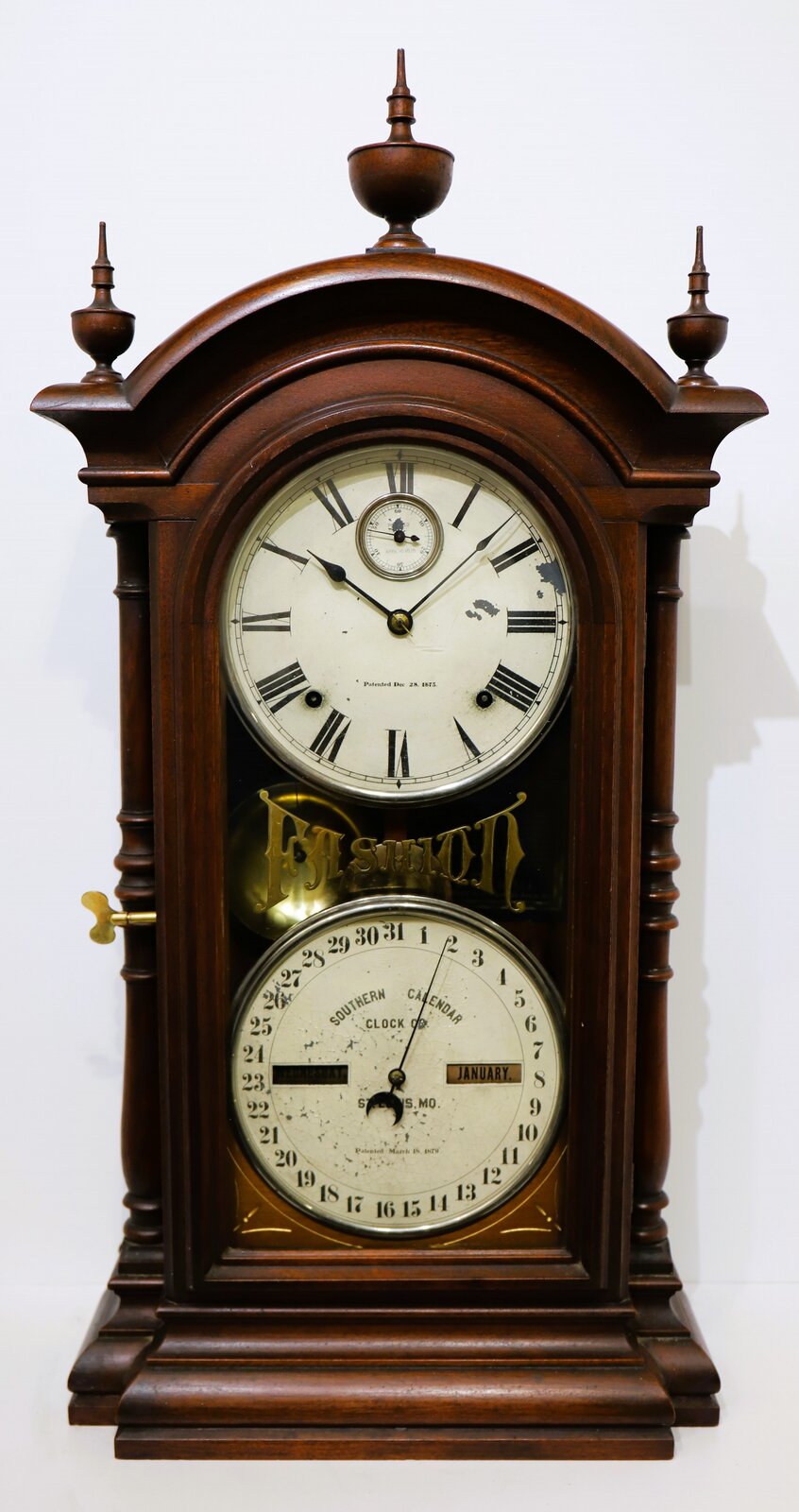 Southern Calendar Clock Co. “Fashion No. 4”, ca. 1885. — Antique Clocks Price Guide