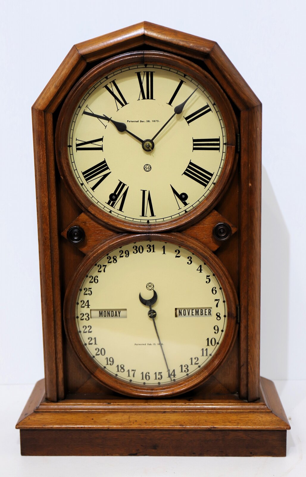 Seth Thomas Clock Co. “Parlor Calendar No. 5”, ca. 1896. — Antique Clocks Price Guide