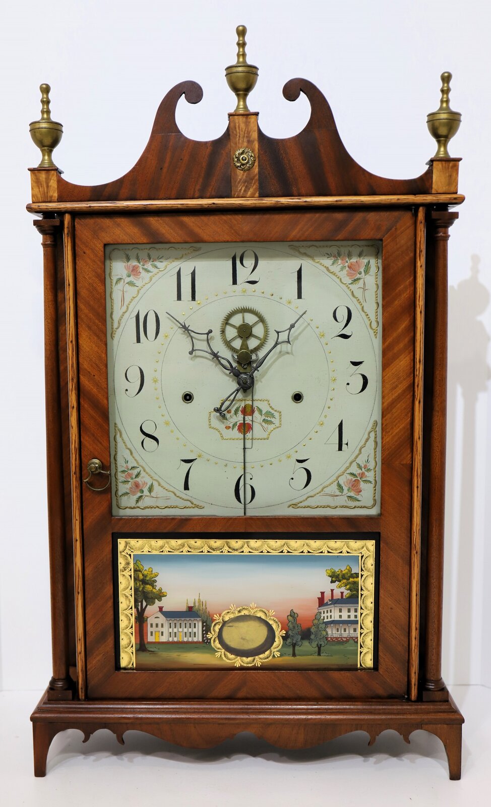 Eli Terry Model 3 pillar & scroll, ca. 1820. — Antique Clocks Price Guide