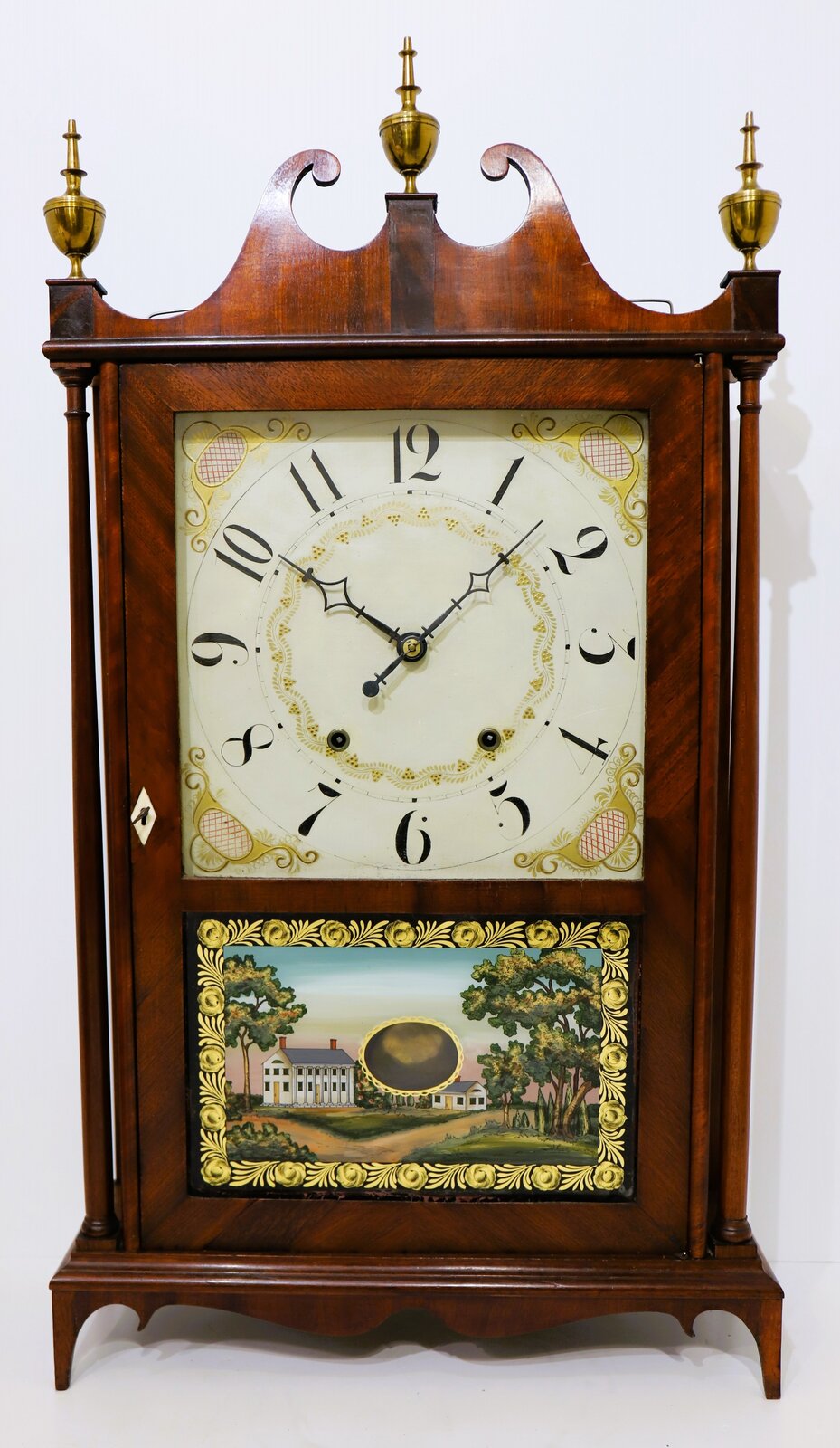 E. Terry & Sons pillar & scroll, 1823-1831. — Antique Clocks Price Guide