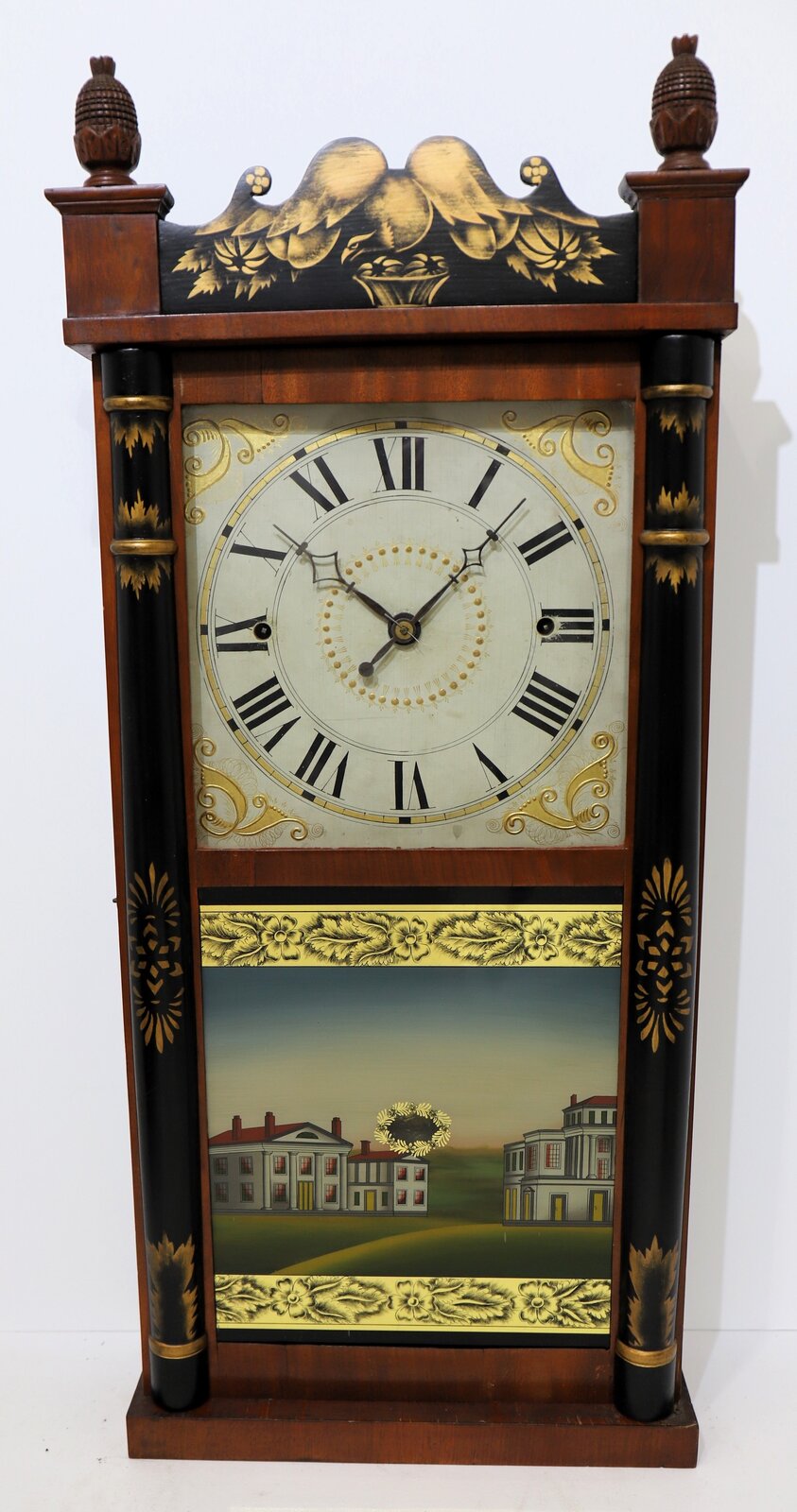 Norris North long drop shelf clock, 1822-1824. — Antique Clocks Price Guide