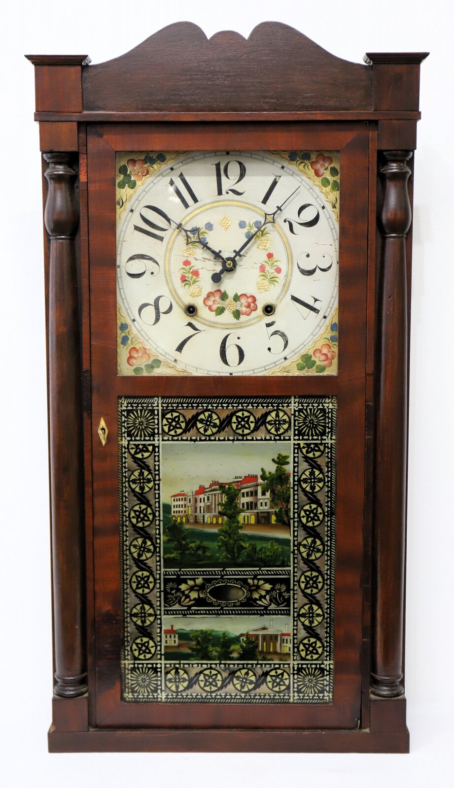 Jeromes’ & Darrow long-drop shelf clock, 1828-1834. — Antique Clocks Price Guide