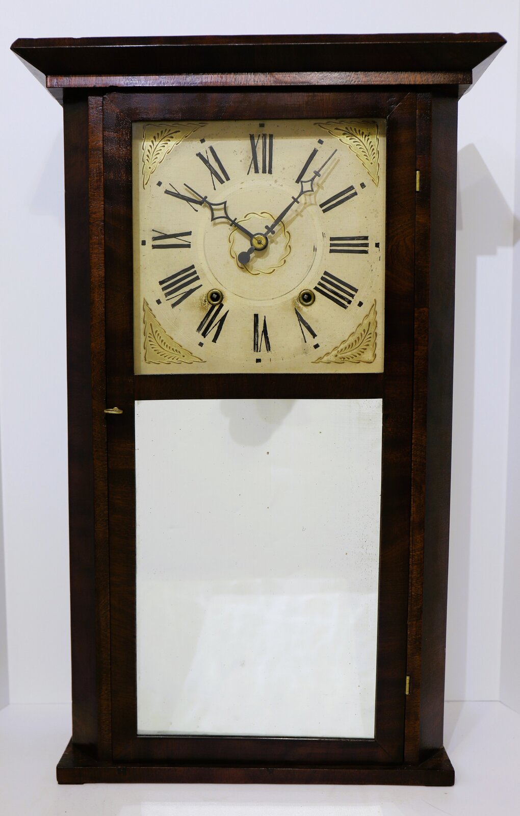 Forbes & Tucker 30-hour shelf clock, 1840-1841. — Antique Clocks Price Guide