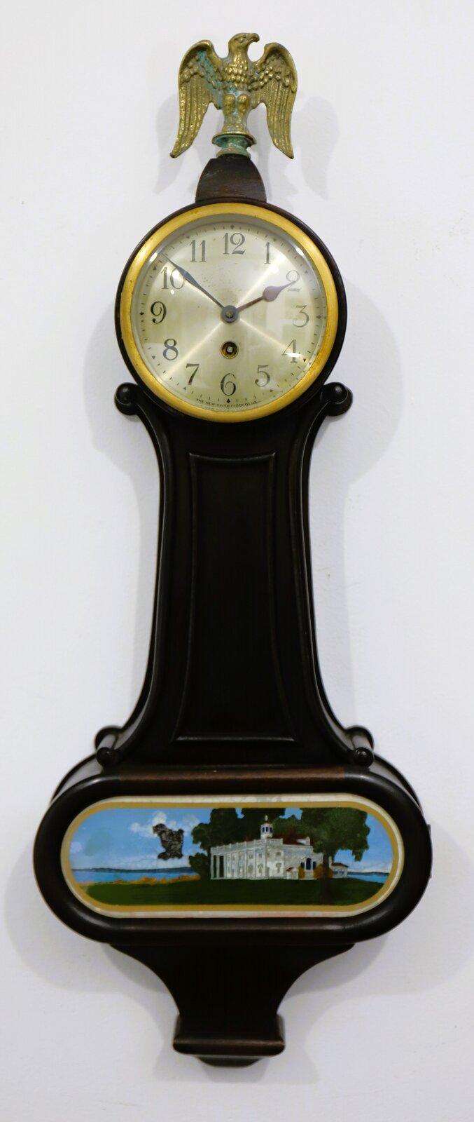 New Haven Clock Co. “Wardrop” lever banjo, ca. 1913. — Antique Clocks Price Guide