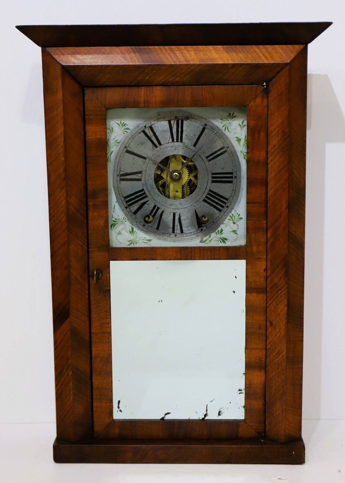 E.C. Brewster & Co. spring-driven shelf clock, 1840–1843. — Antique Clocks Price Guide