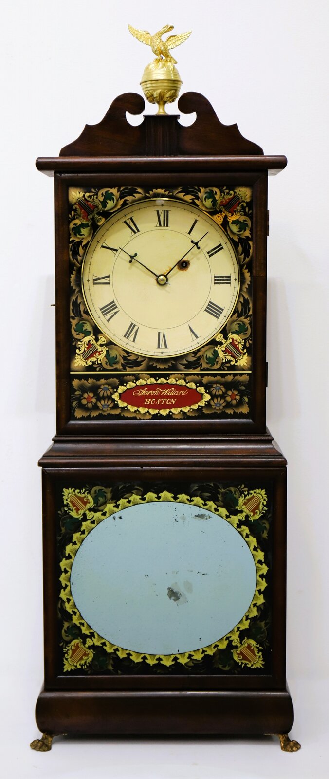 Aaron Willard, Jr. Massachusetts shelf clock, ca. 1830. — Antique Clocks Price Guide