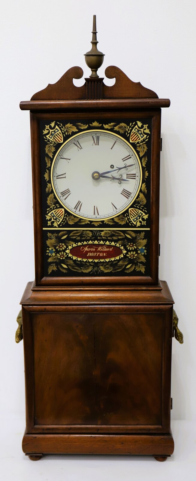 Aaron Willard Massachusetts shelf clock REPRODUCTION, ca. 1920? — Antique Clocks Price Guide