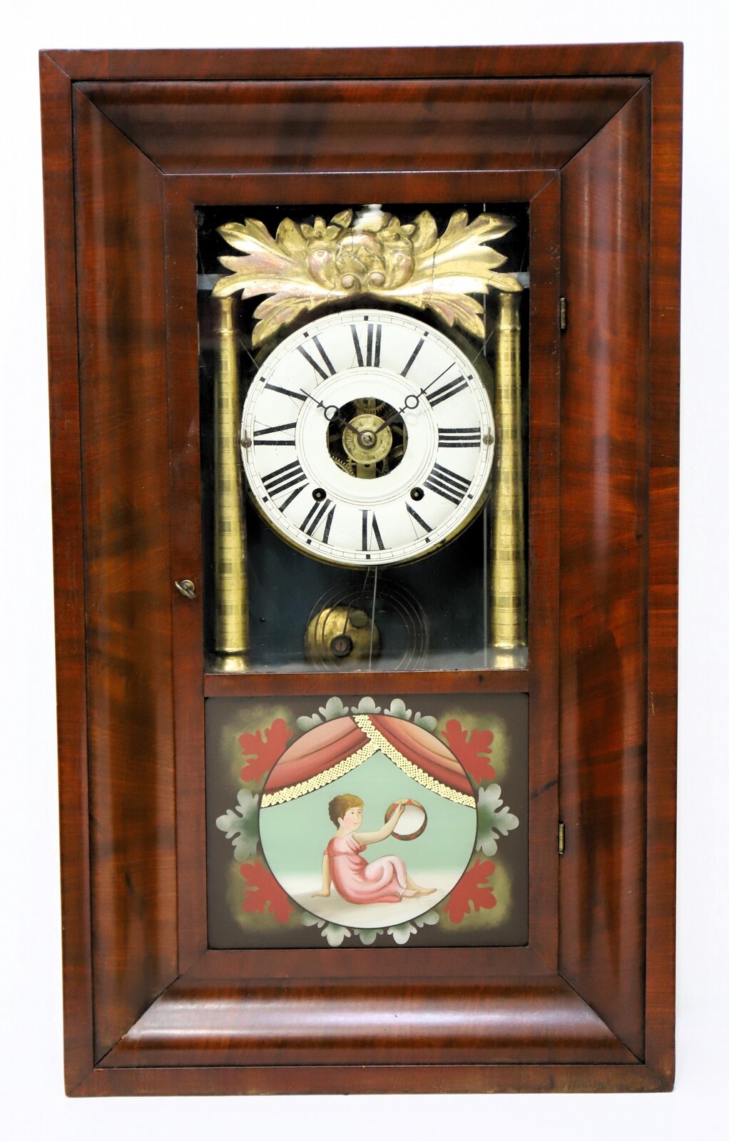 Hills, Goodrich & Co. gilt column OG, 1841-1845. — Antique Clocks Price Guide
