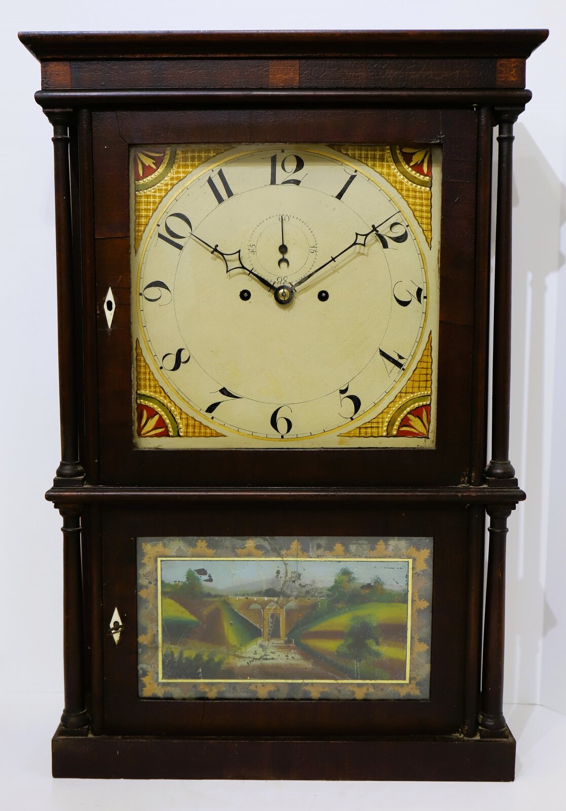 Lucius B Bradley Salem Bridge shelf clock, 1823-1832. — Antique Clocks Price Guide
