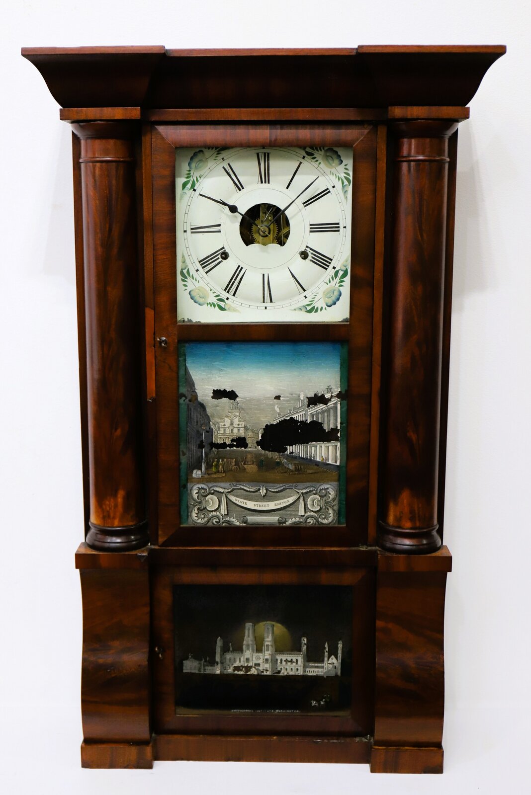 Birge, Peck & Co. “Extra 8 Day Brass Clock”, 1849-1859. — Antique Clocks Price Guide