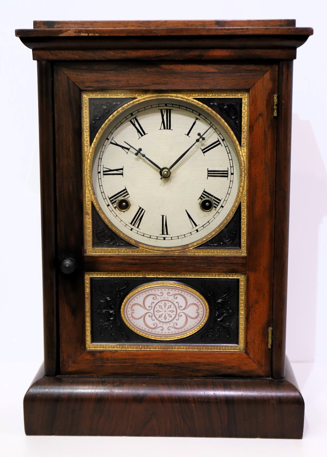 Jerome & Co. cottage clock, ca. 1860. — Antique Clocks Price Guide