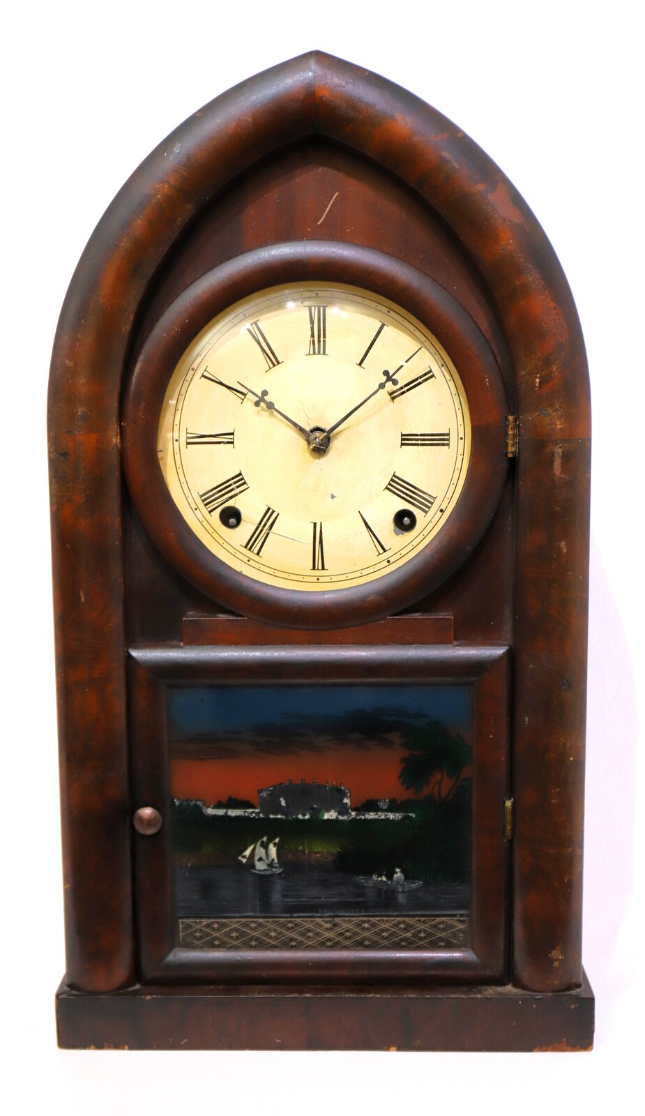 E.N. Welch round gothic (beehive), ca. 1860. — Antique Clocks Price Guide