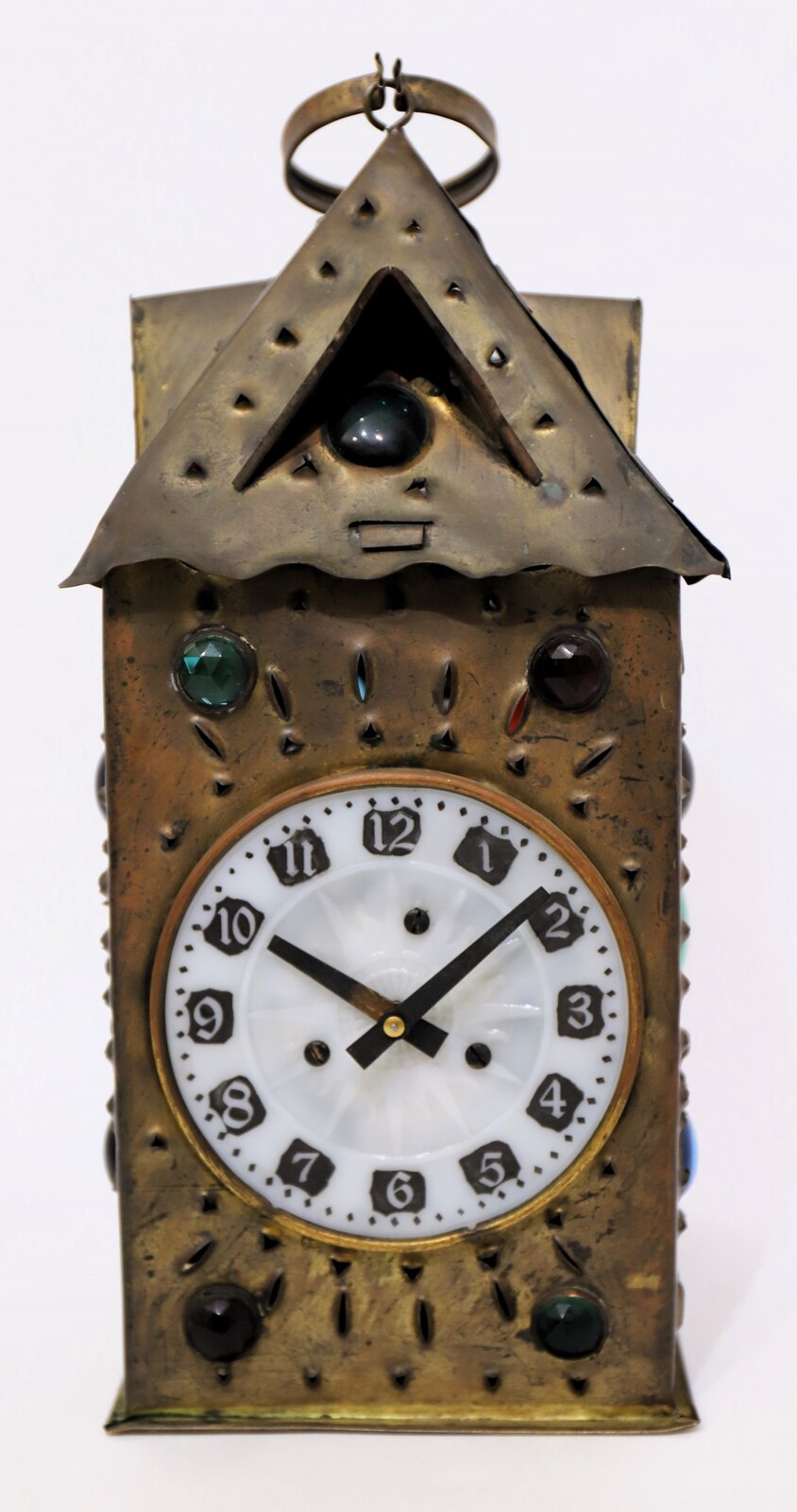 Bradley & Hubbard lantern clock, ca. 1885. — Antique Clocks Price Guide