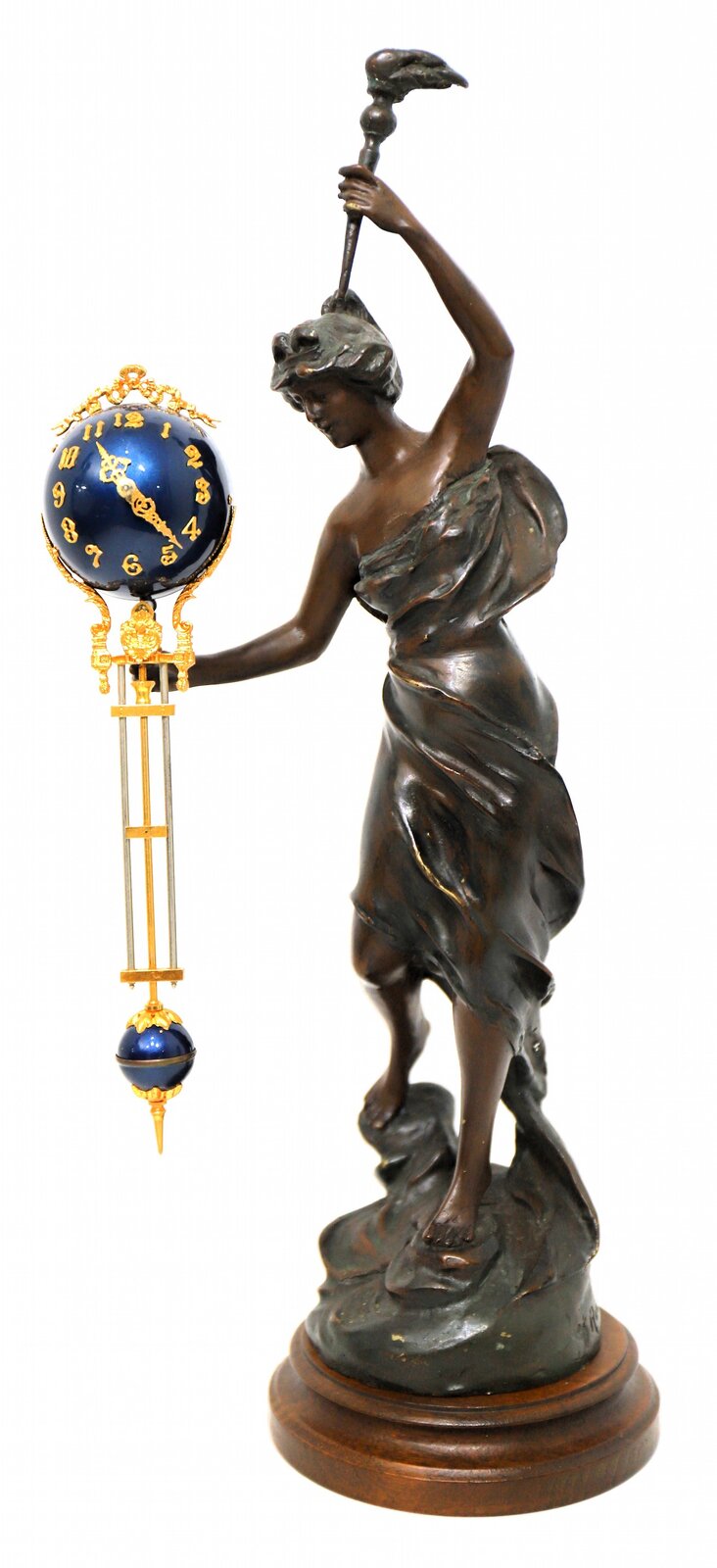 European swinger clock, ca. 1900? — Antique Clocks Price Guide