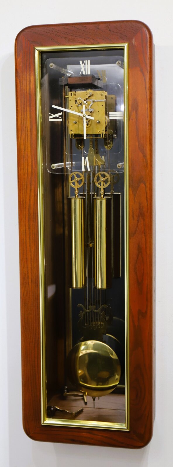 Kieninger mirrored wall clock, ca. 1990. — Antique Clocks Price Guide