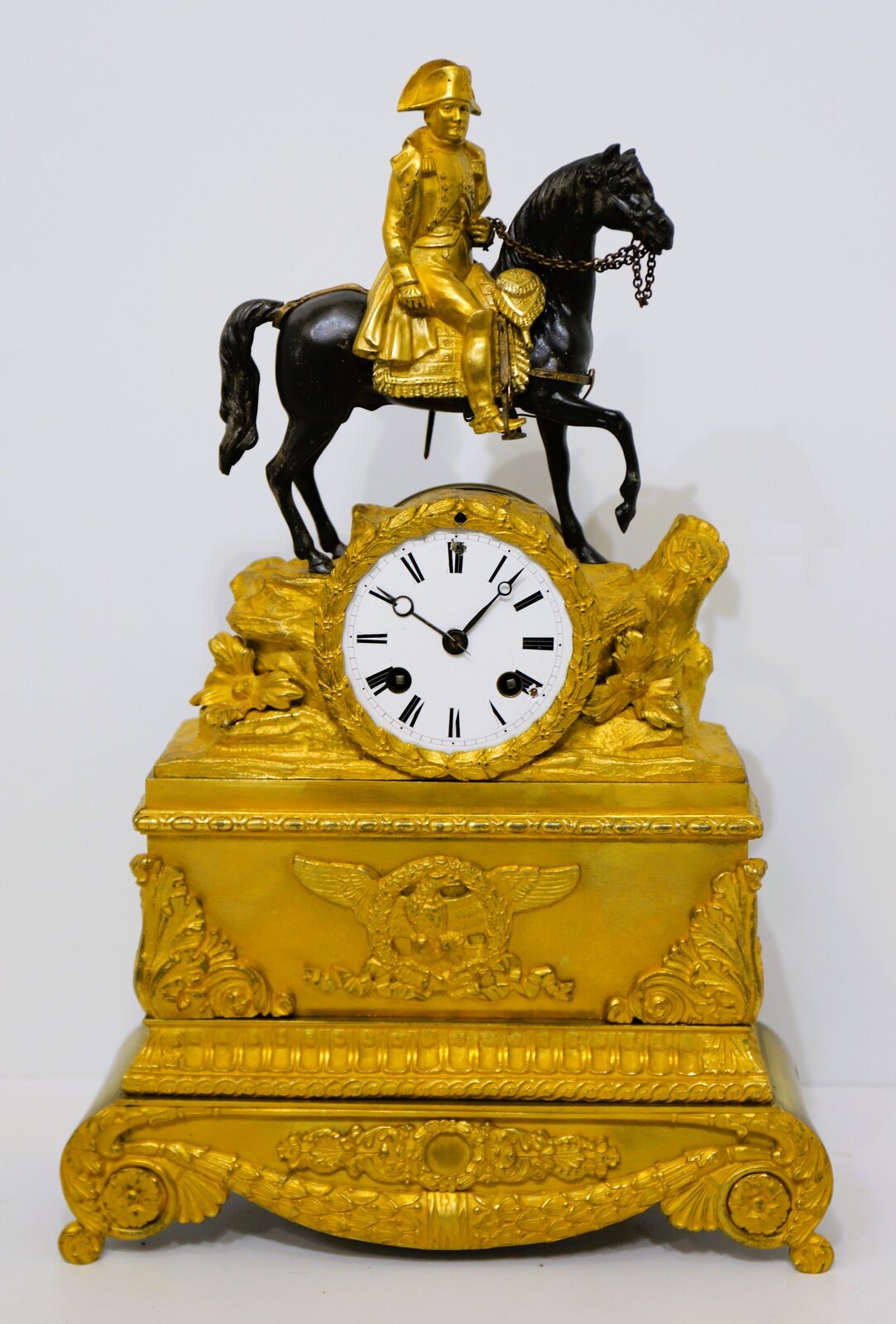Japy Freres gilded Napolean figural,ca. 1890. — Antique Clocks Price Guide