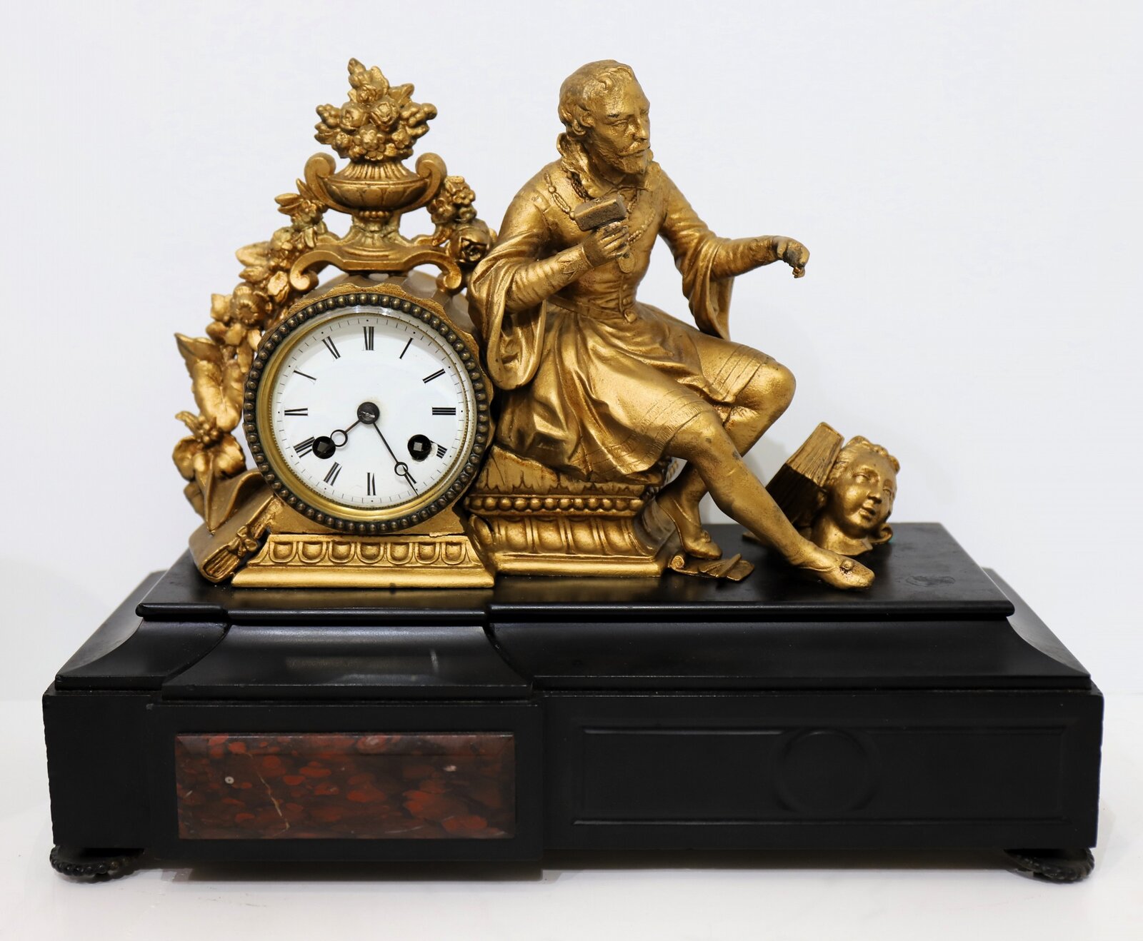 Japy Freres & Co. figural, ca. 1860. — Antique Clocks Price Guide
