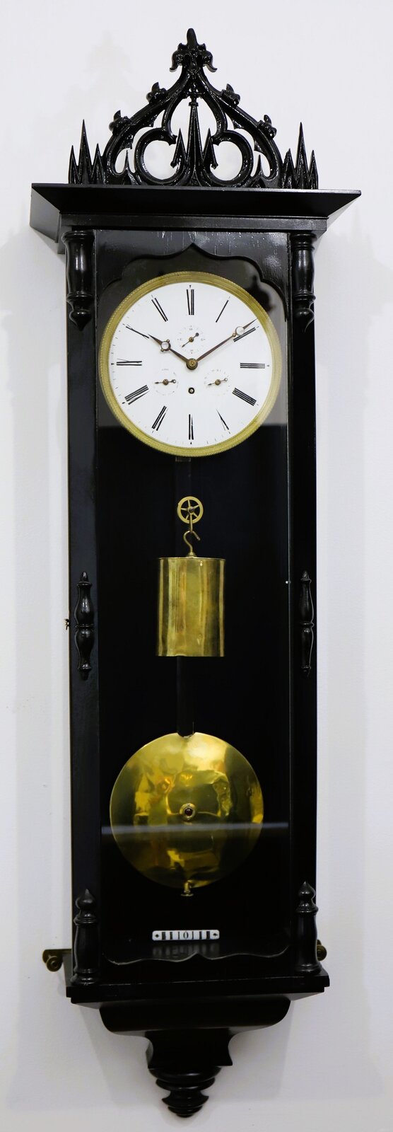 Biedermeier Vienna calendar, ca. 1840. — Antique Clocks Price Guide
