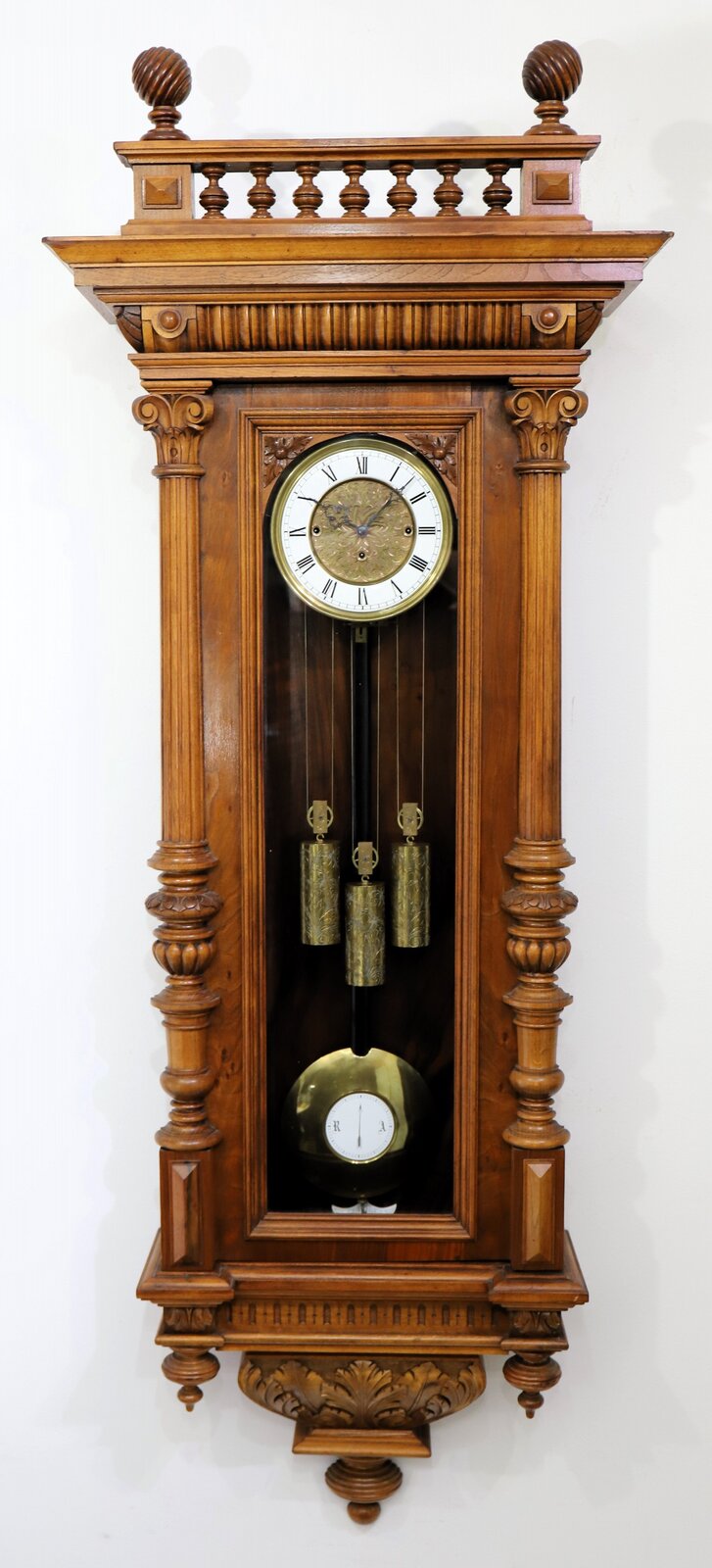 Very large three-weight grand sonnerie Vienna, ca. 1890. — Antique Clocks Price Guide