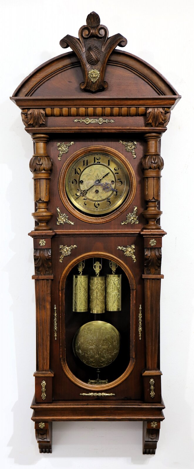 Gustav Becker three-weight grand sonnerie Vienna,ca. 1887. — Antique Clocks Price Guide