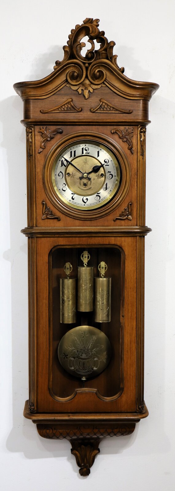 Gustav Becker three-weight grand sonnerie Vienna,ca. 1885. — Antique Clocks Price Guide